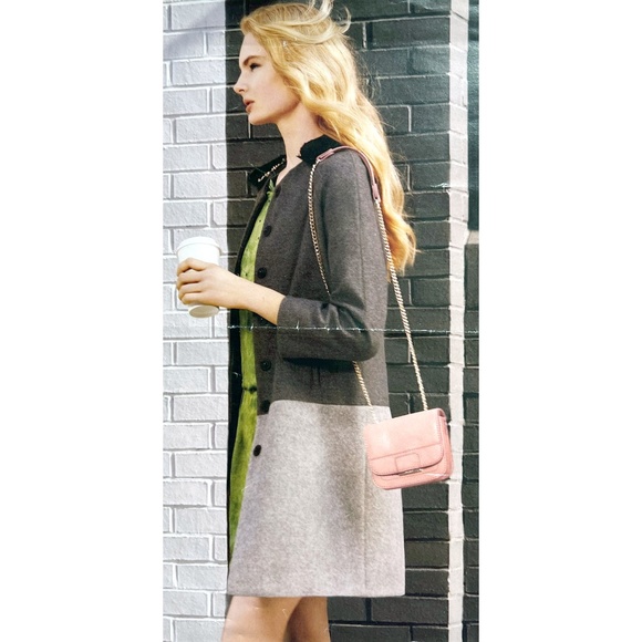 Max & Co. Women 42 Contrast Coat with Jewel Collar - Picture 15 of 15